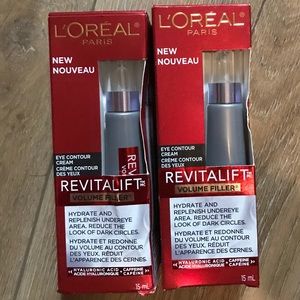 NIB volume filler eye cream x2